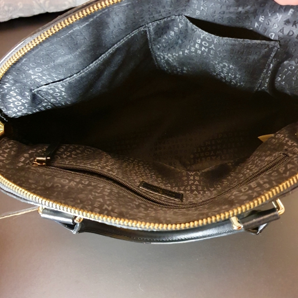 Kate Spade Satchel Black and White Bag - Picture 5 of 5